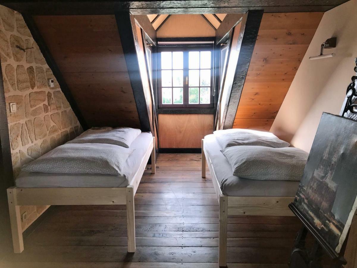 Fewo Turmzimmer Im Rittergut Leppersdorf Bei Dresden מראה חיצוני תמונה