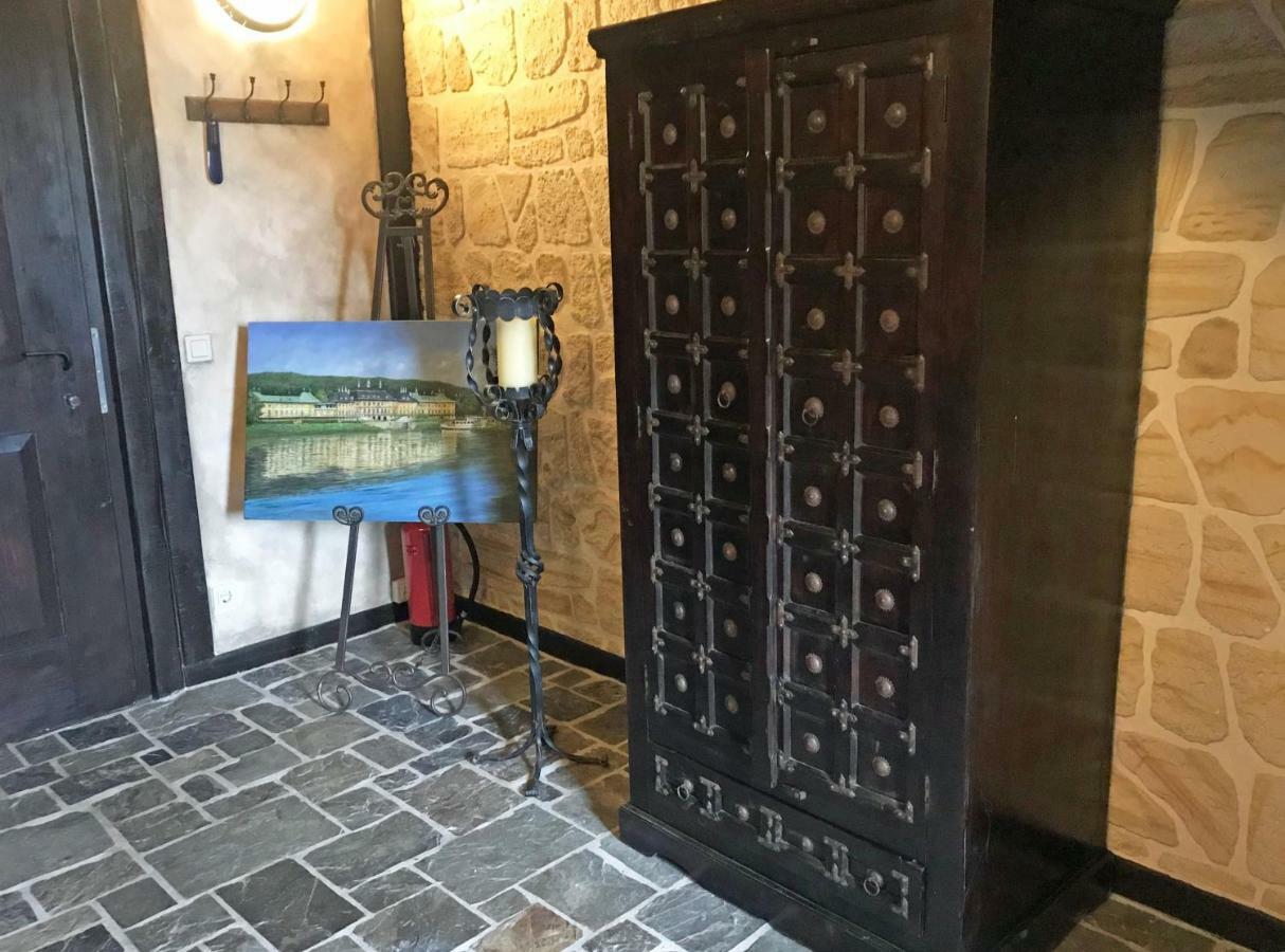 Fewo Turmzimmer Im Rittergut Leppersdorf Bei Dresden מראה חיצוני תמונה